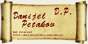 Danijel Petakov vizit kartica